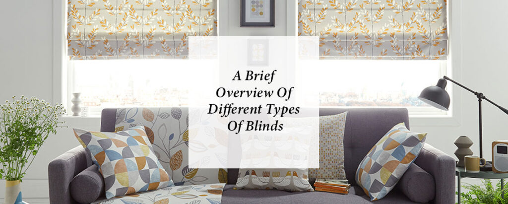 feature image for blog to explain what are the different types of blinds