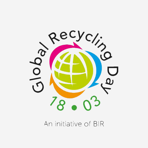logo for global recycling day 