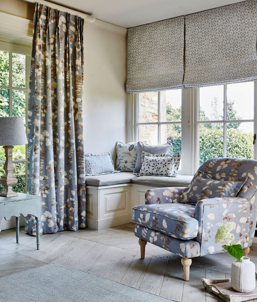 image to show how roman blinds can be the best blind o use to keep the heat out 