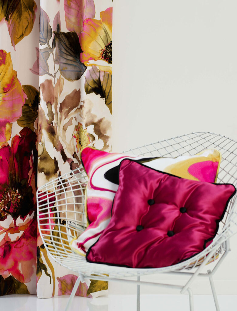 image of chair in a 70s style room 