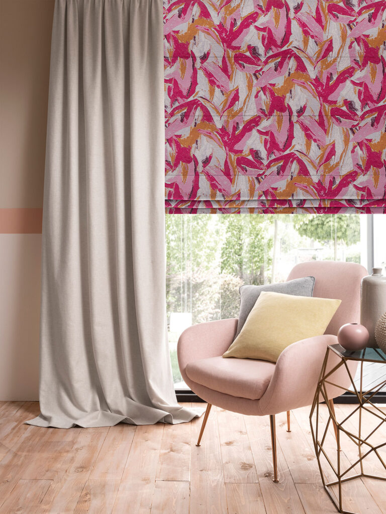 image to show how different shades of pink look being used in interior design 