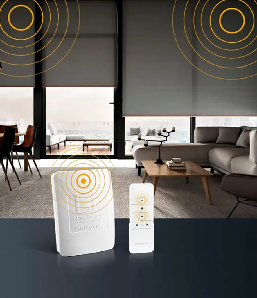 image to show the type of remote used for electric blinds