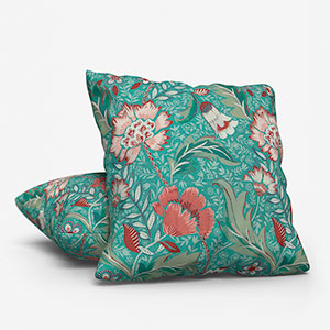 example image to show the type of cushion that goes with burgundy home decor