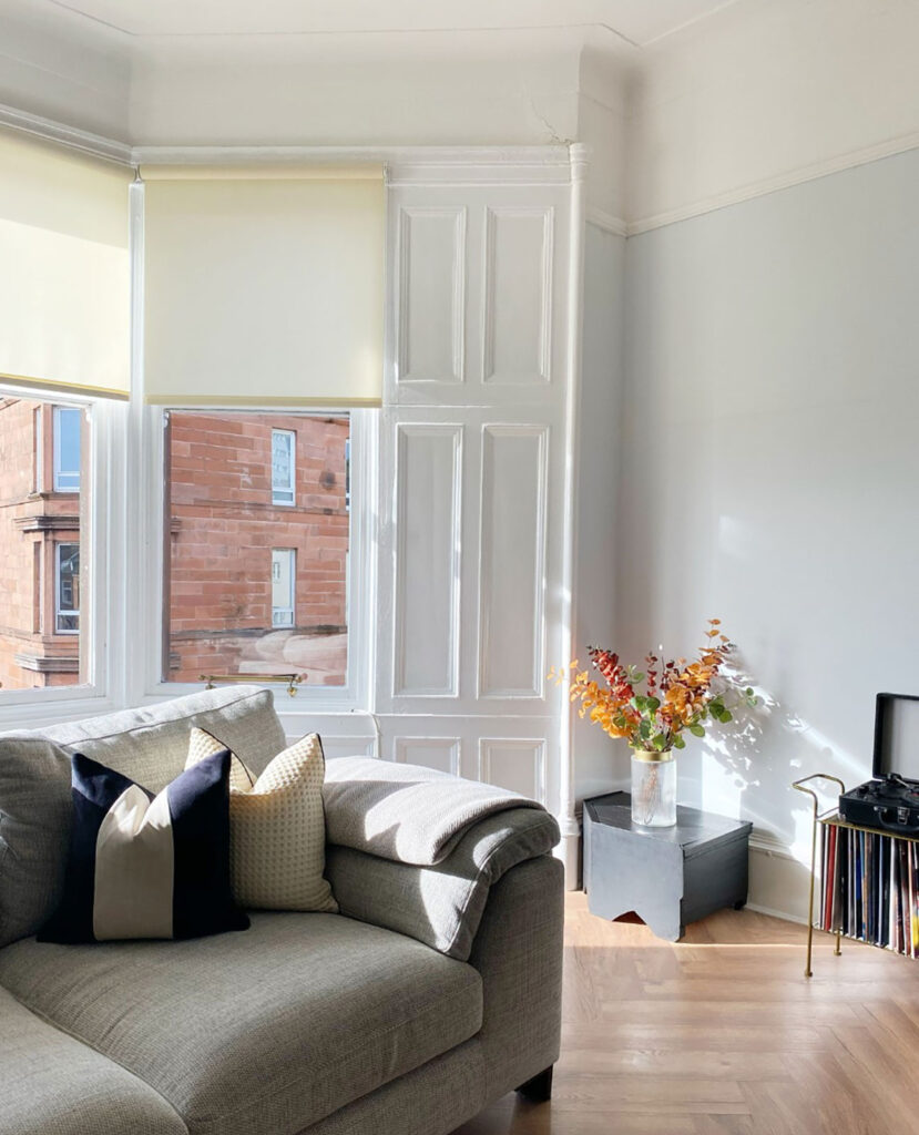 image of customers living room using blinds direct products 