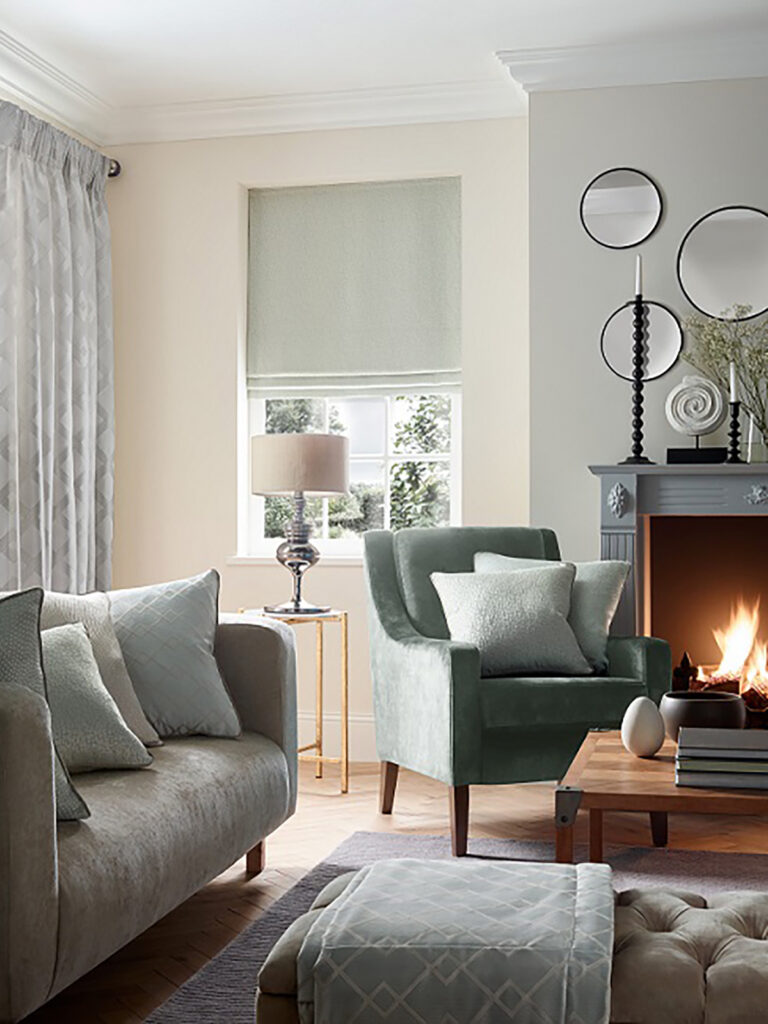 image to show example of modern country winter trend for interior design 