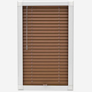 product image of no drill wooden blinds
