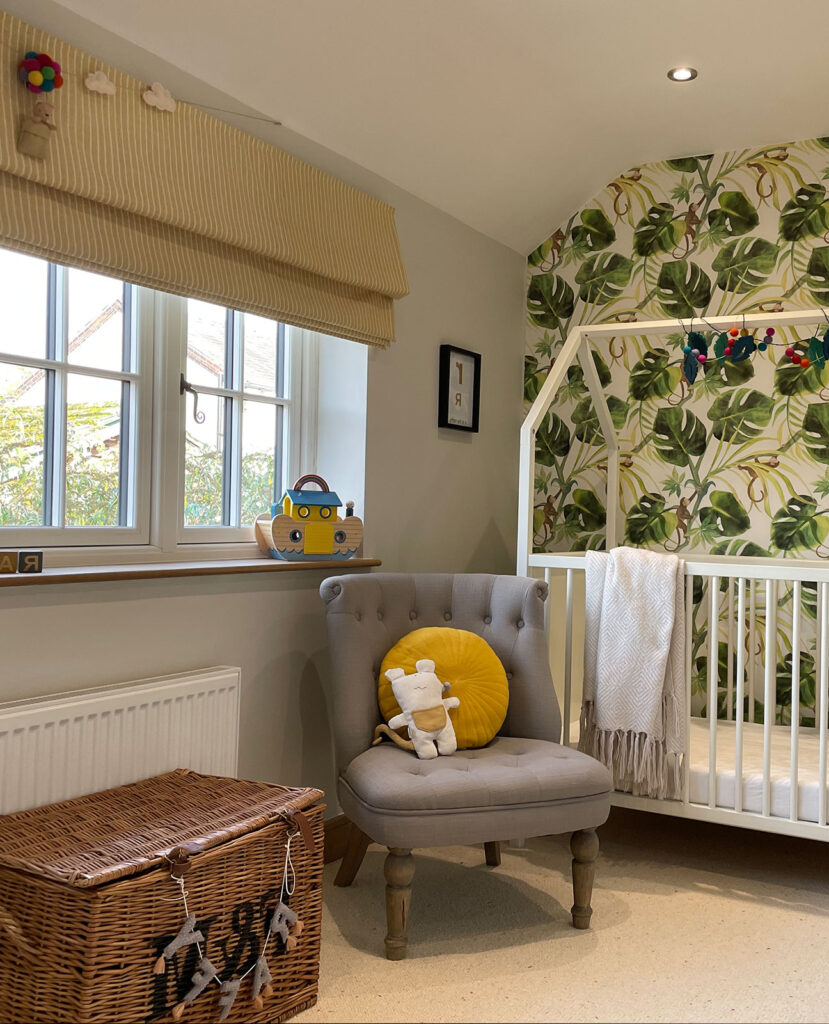 image to show example of a customer using blinds direct blinds in their nursery 