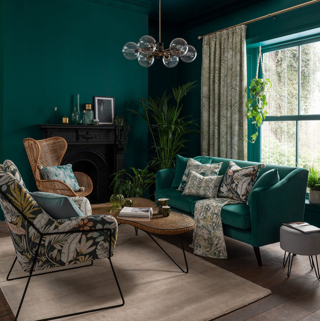 image to show example of how colour will be a interior design trend for 2023