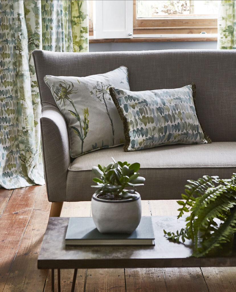 photo to show how to use cushions for comfort in holistic interiors 