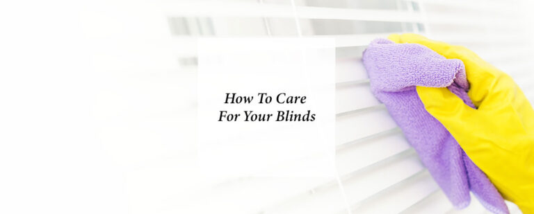 How To Care For Your Blinds thumbnail