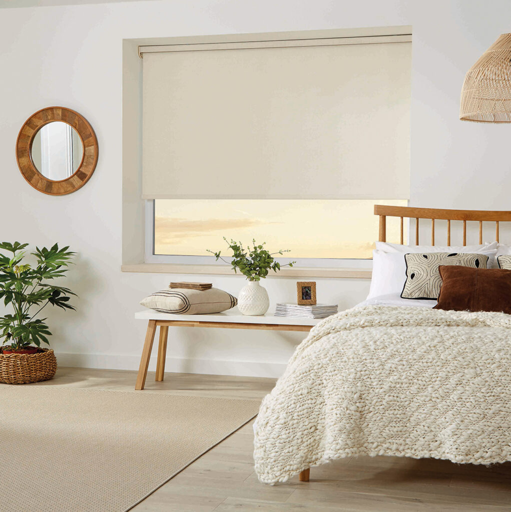 bedroom room set image use insulating blackout roller blinds 