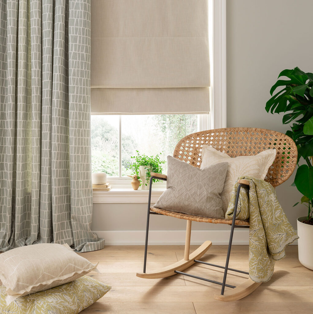 image to give some ideas of layering curtains in a bedroom 