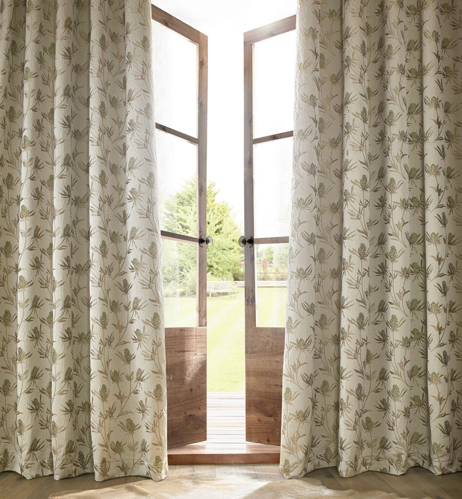 image to show why you may choose curtains vs blinds
