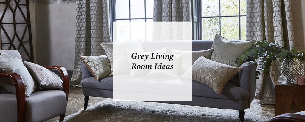 feature image for blog on grey living room ideas