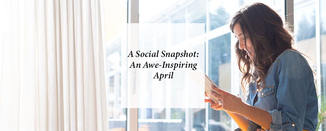 A Social Snapshot: An Awe-Inspiring April