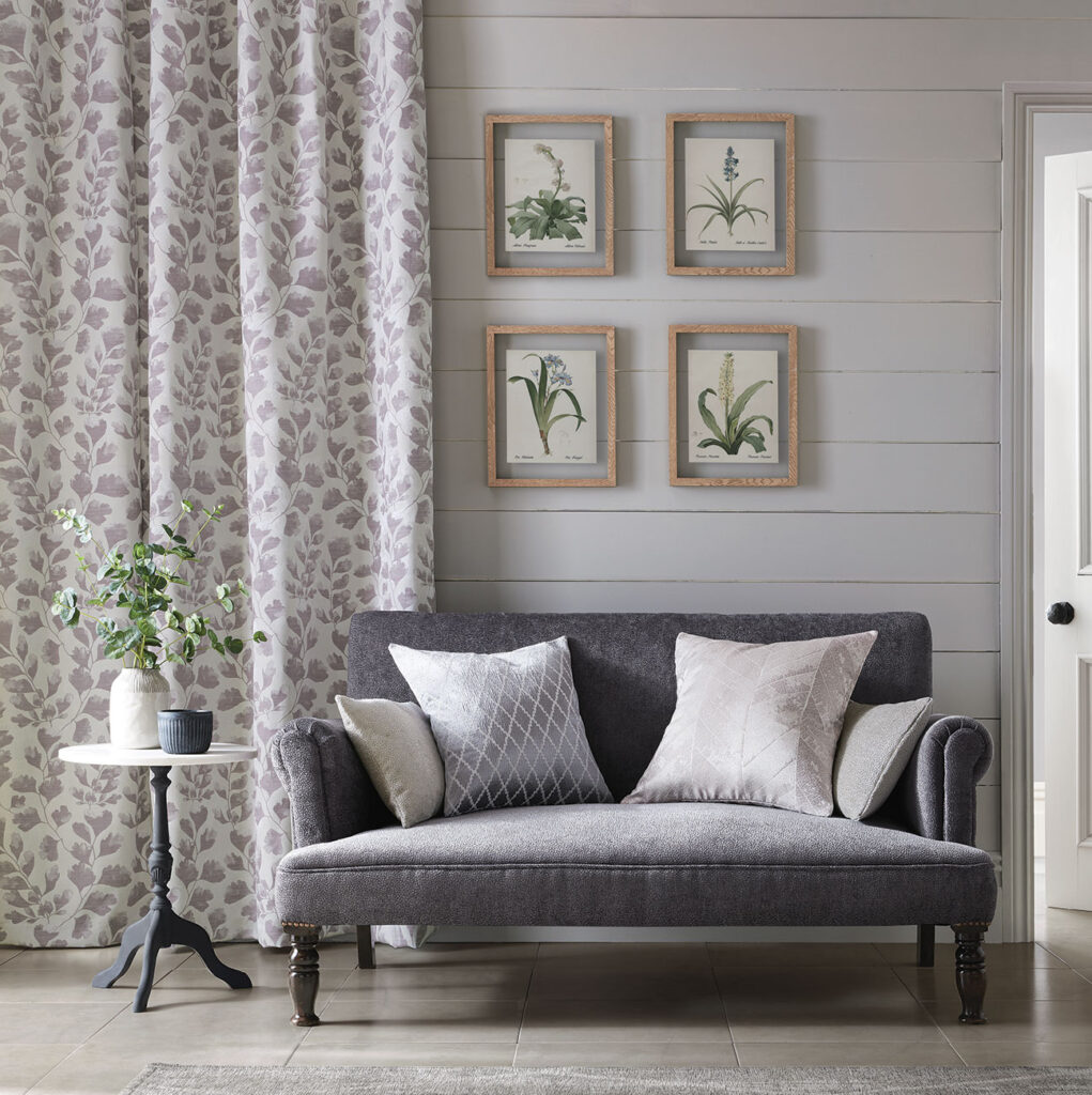 room set image of a grey and white living room 