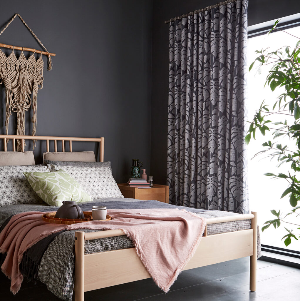 photo of a bedroom inspired by luxury monochrome