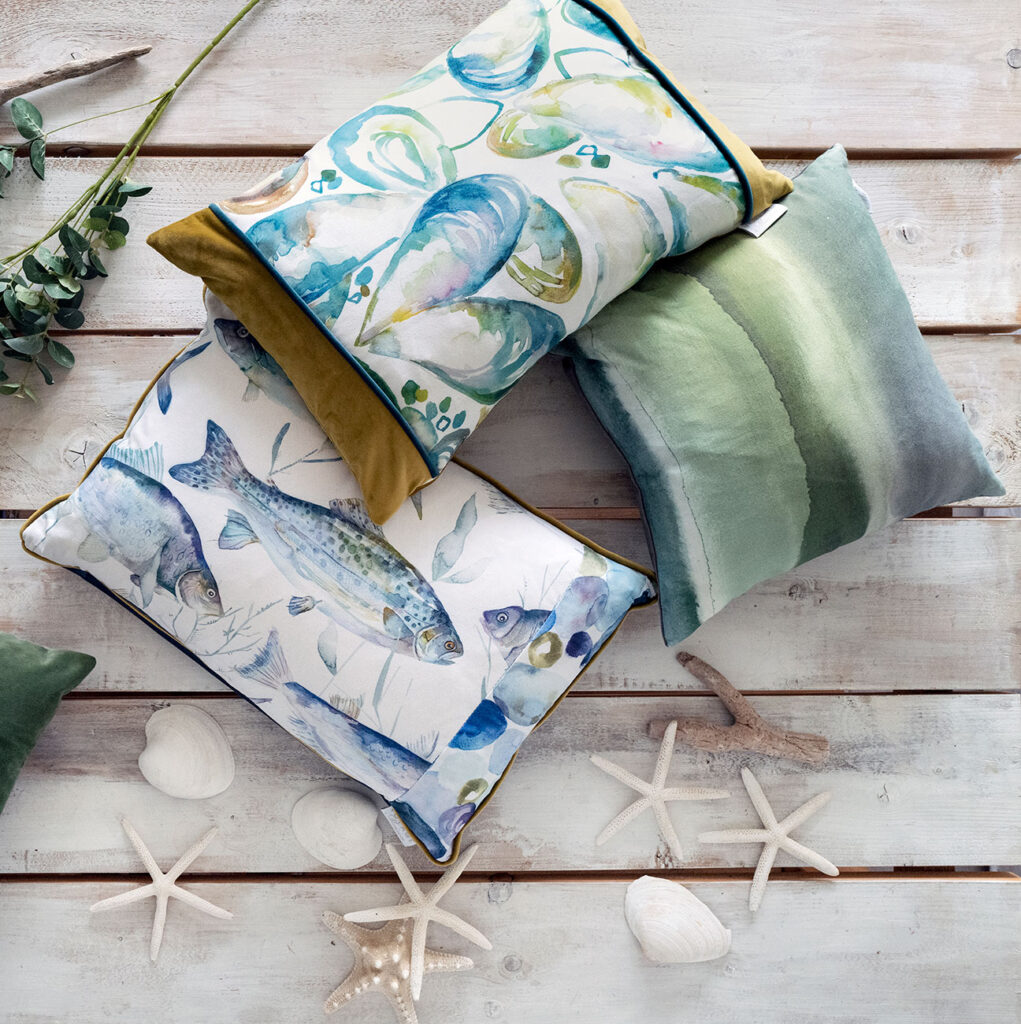 image of coastal cool decor cushions 