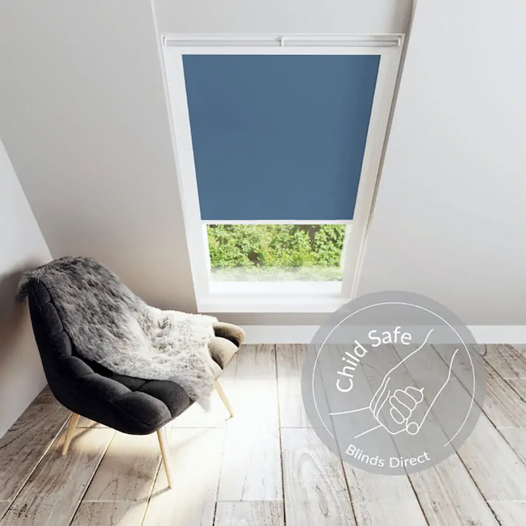 image to show that skylight blinds are child safe