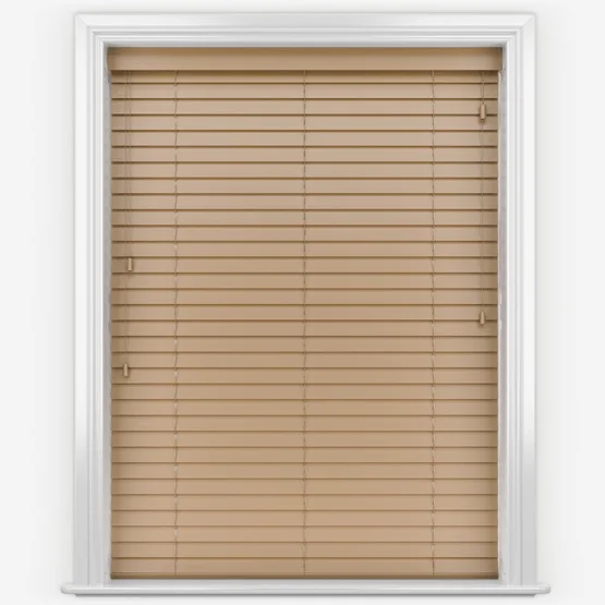WoodLux Elegant Oak Faux Wood Venetian Blind.