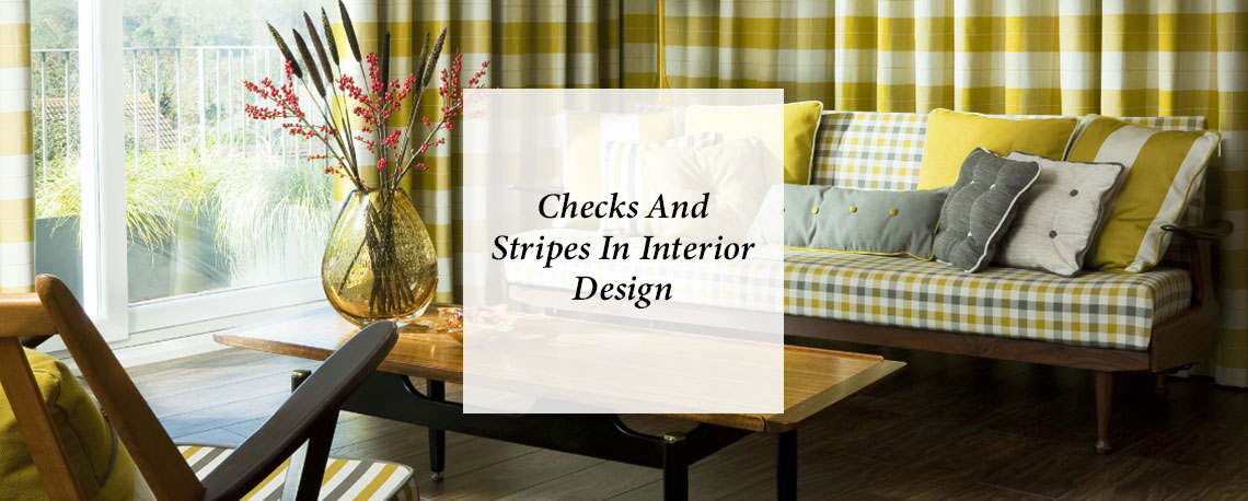 Using Checks and Stripes in Interior Design