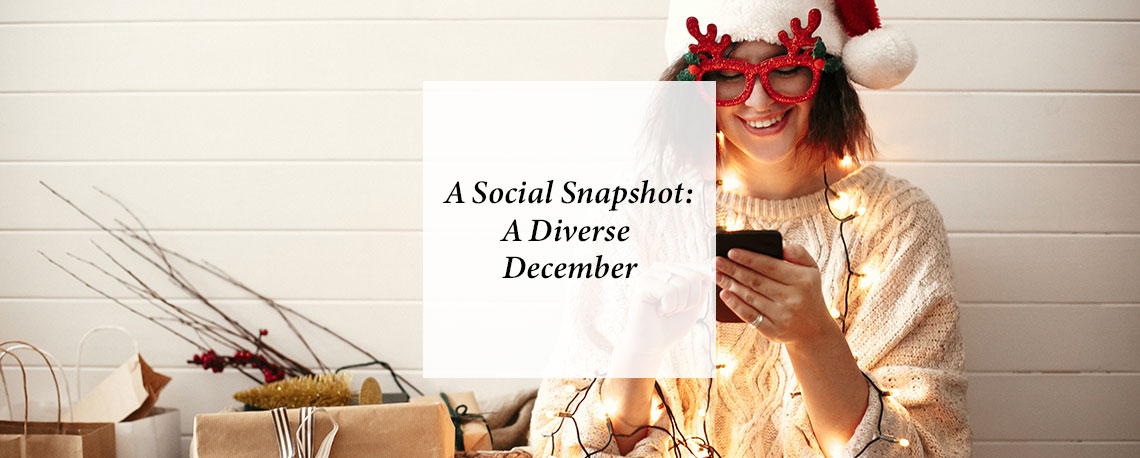Social Snapshot: A Diverse December