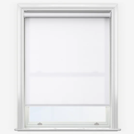 White roller blind from blinds direct.
