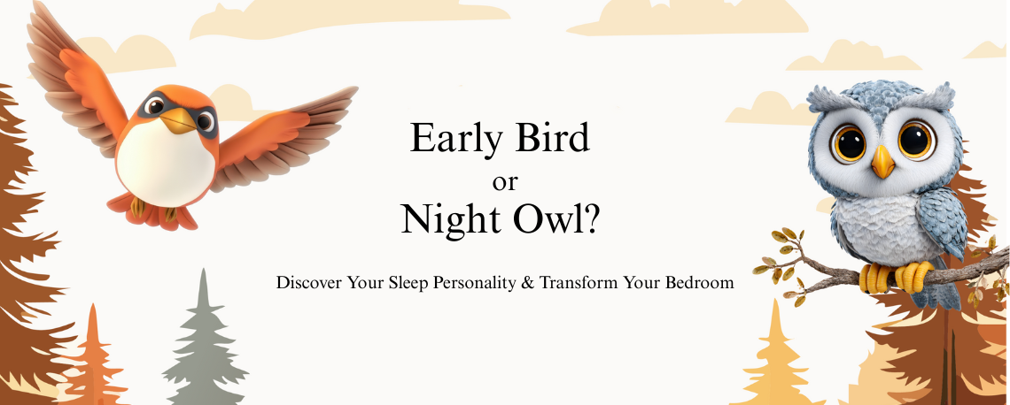 Early Bird or Night Owl? Discover Your Sleep Personality & Transform Your Bedroom