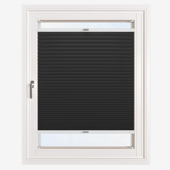 Easy click honeycomb blind in berlin jet black colour.