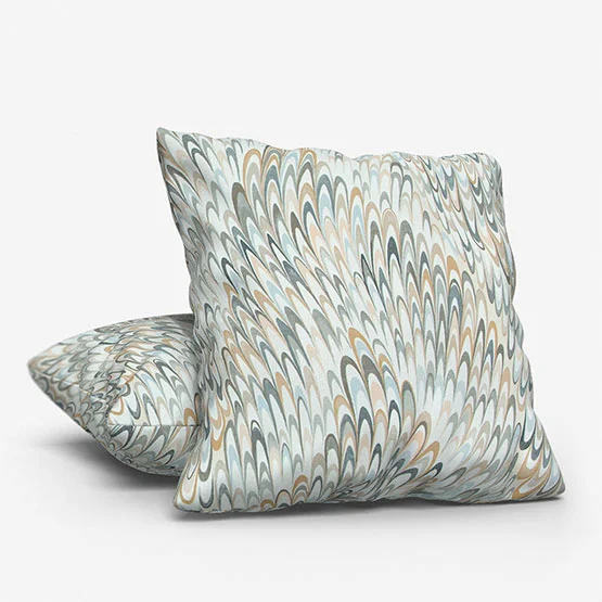Seraphina opal printed cushion.