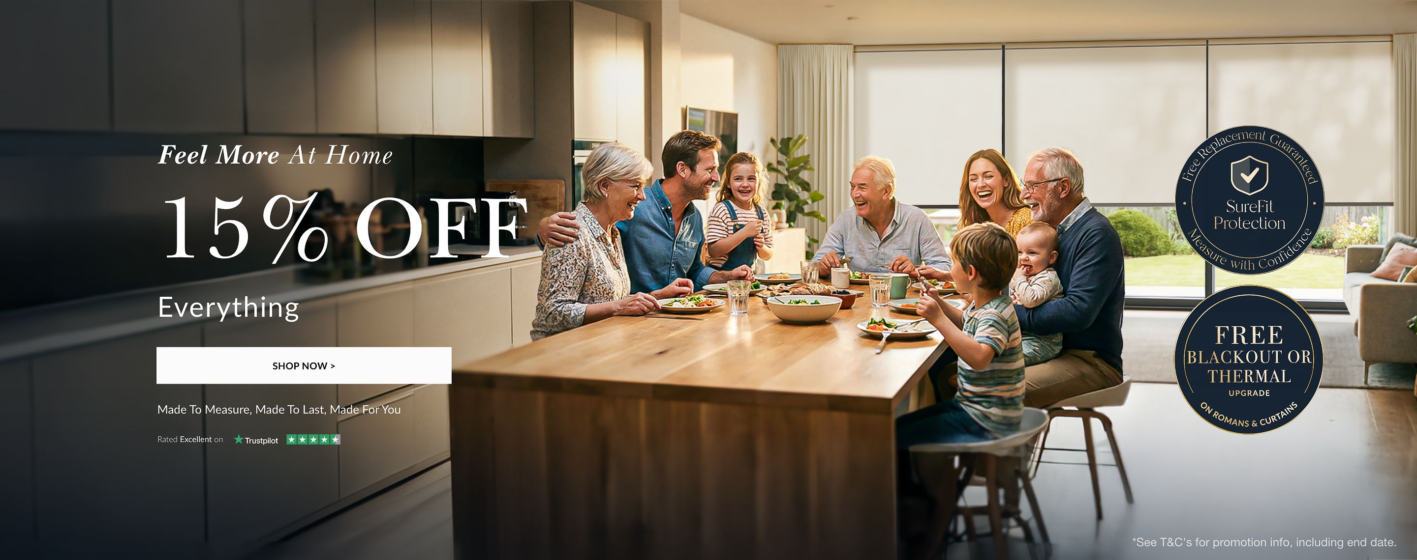 Feel more at home on us