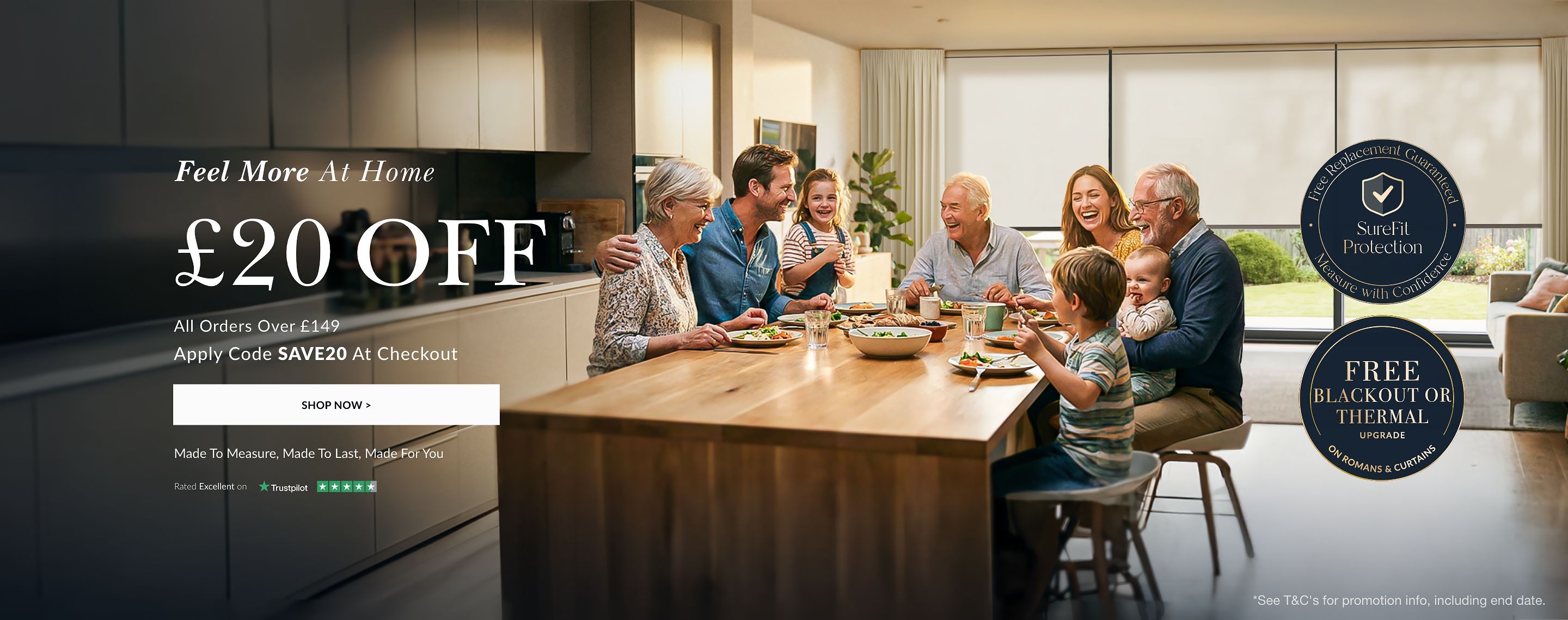 Feel more at home on us