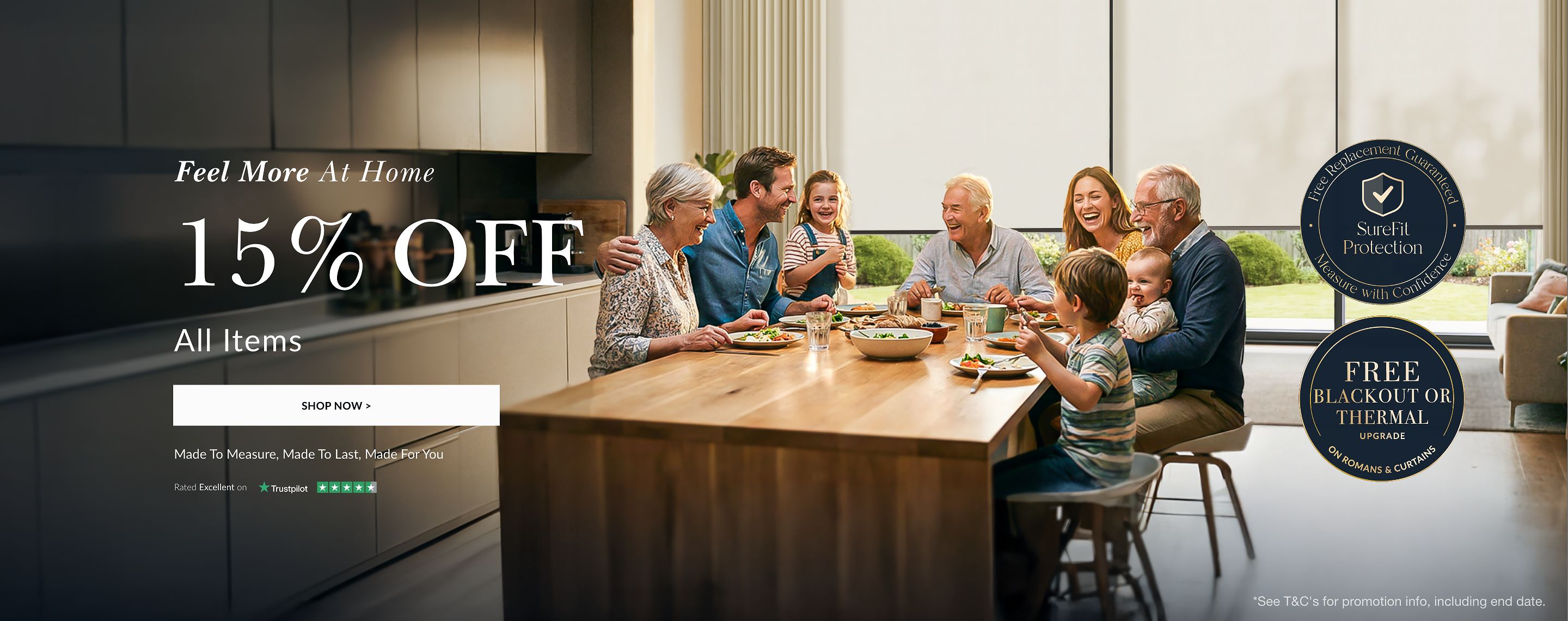 Feel more at home on us