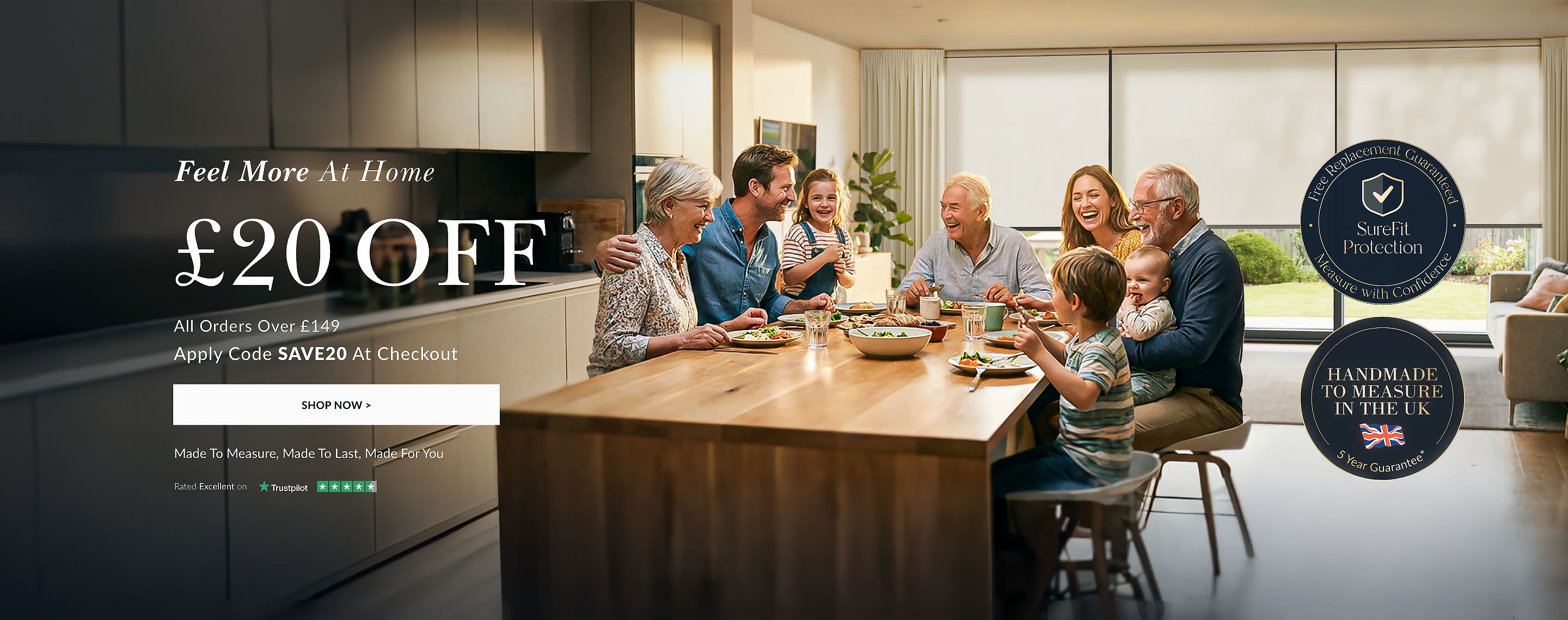 Feel more at home on us